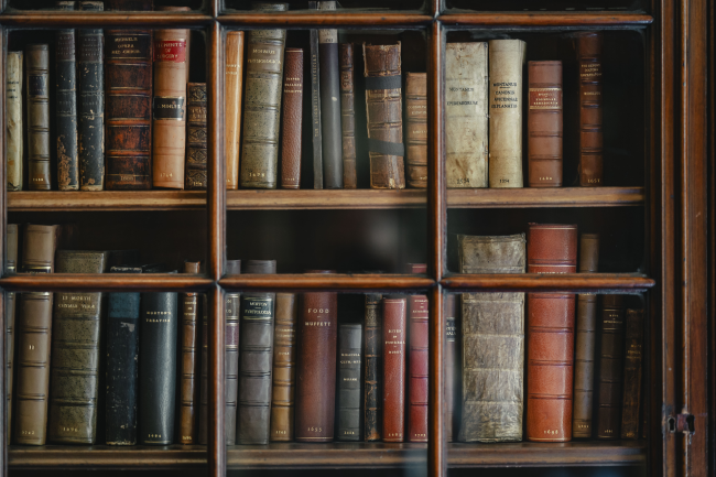 Books in lister room